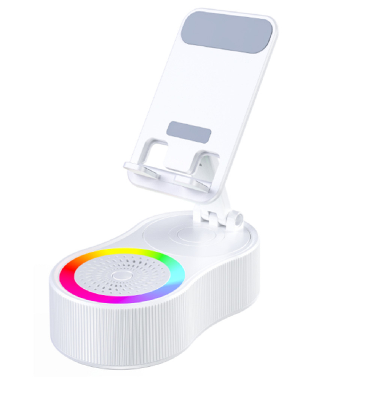 Altavoz Bluetooth integrado 3000mAh Banco de energía con puerto USB TWS emparejamiento iluminación RGB portátil para los amantes de la música