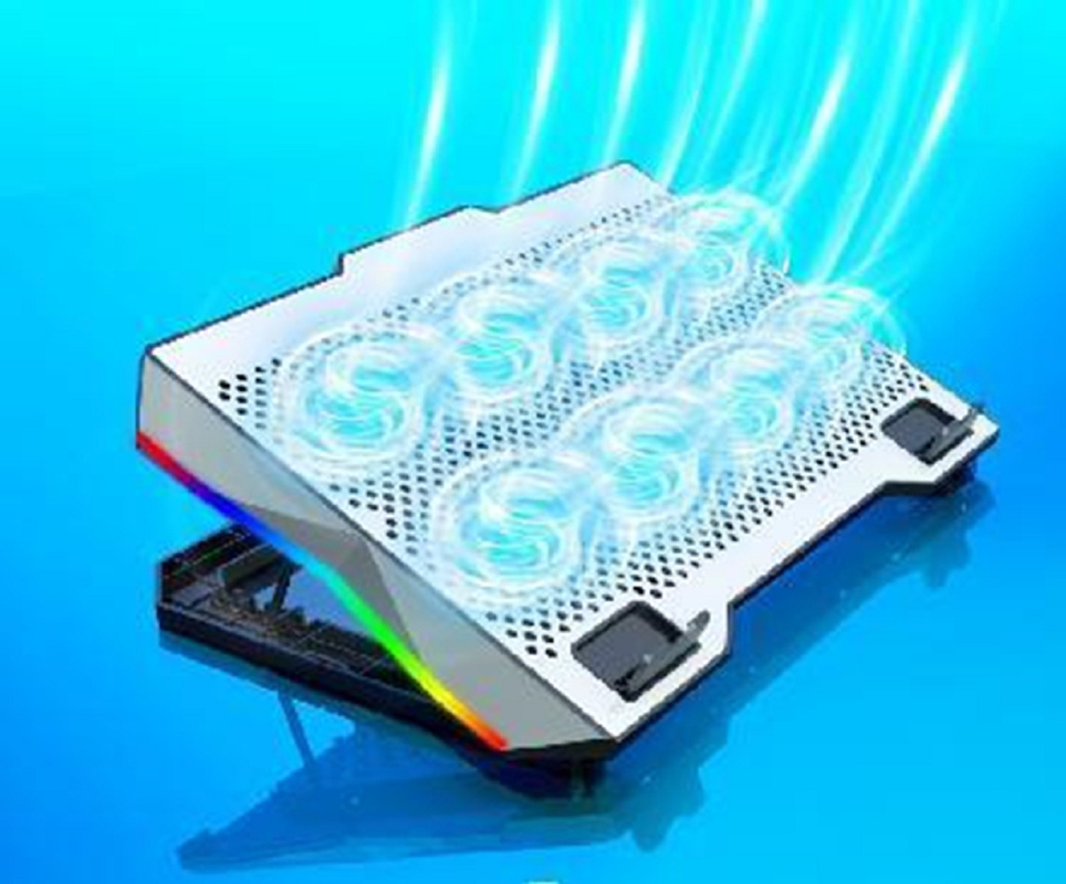 Iluminación RGB 8 X 7CM Ventiladores con 1800±10% RPM 4.4W Bajo consumo de energía Para jugadores PC entusiastas Usuarios personalizados