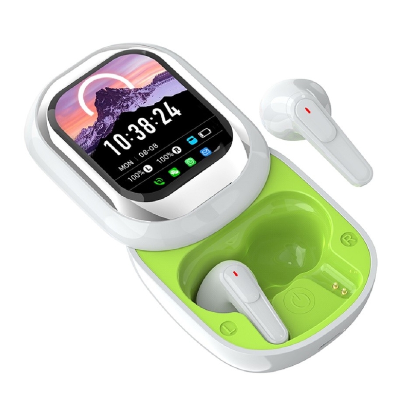 Bluetooth V5.4 Controles táctiles 1 hora de carga Por 3,5 horas de tiempo de conversación IP4 a prueba de agua Soporta WhatsApp Notificaciones de Facebook