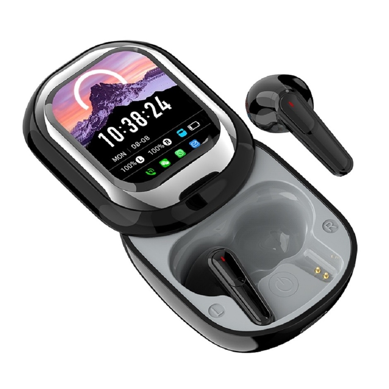 Bluetooth V5.4 Controles táctiles 1 hora de carga Por 3,5 horas de tiempo de conversación IP4 a prueba de agua Soporta WhatsApp Notificaciones de Facebook