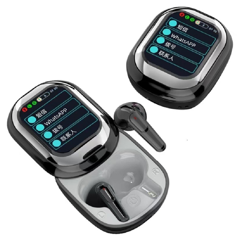 Bluetooth V5.4 Controles táctiles 1 hora de carga Por 3,5 horas de tiempo de conversación IP4 a prueba de agua Soporta WhatsApp Notificaciones de Facebook