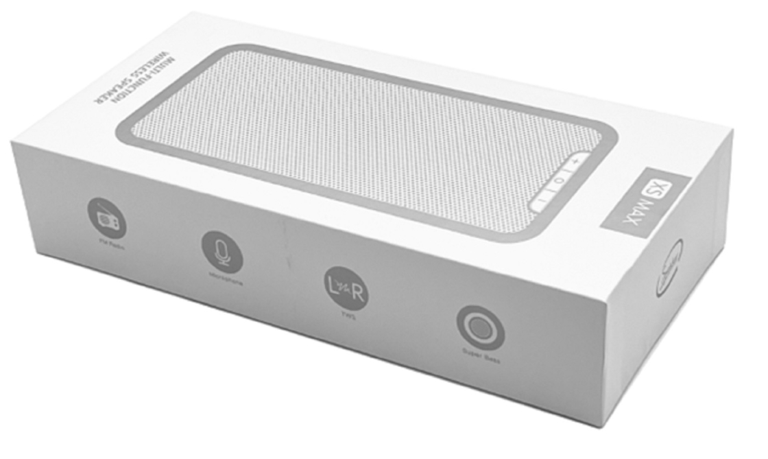 Bluetooth 5.0 TWS TF Card/U AUX Entrada FM Radio Ø52mm altavoz con diafragma de bajo soporta 4.5-18 horas de reproducción