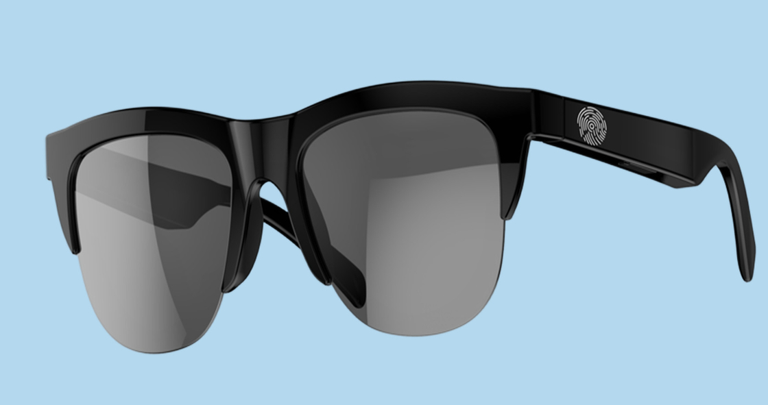 Gafas y auriculares inalámbricos integrados que pesan solo 33 gramos con batería de 80 mAh para una larga vida equipados con altavoces 0916