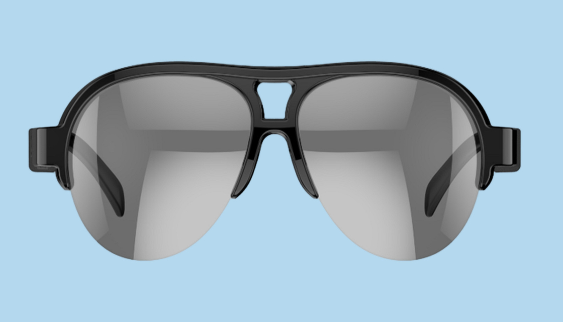Gafas y auriculares inalámbricos integrados que pesan solo 33 gramos con batería de 80 mAh para una larga vida equipados con altavoces 0916