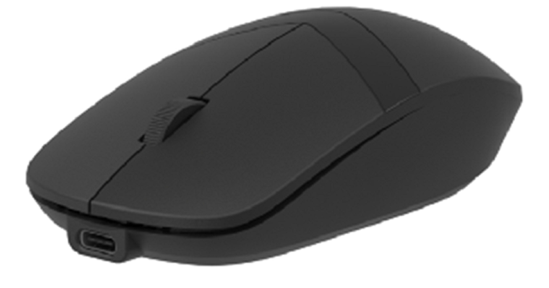 2.4G+Bluetooth Ratón 3D de doble modo, portátil Diseño ergonómico Batería de 500mAh Estilo minimalista