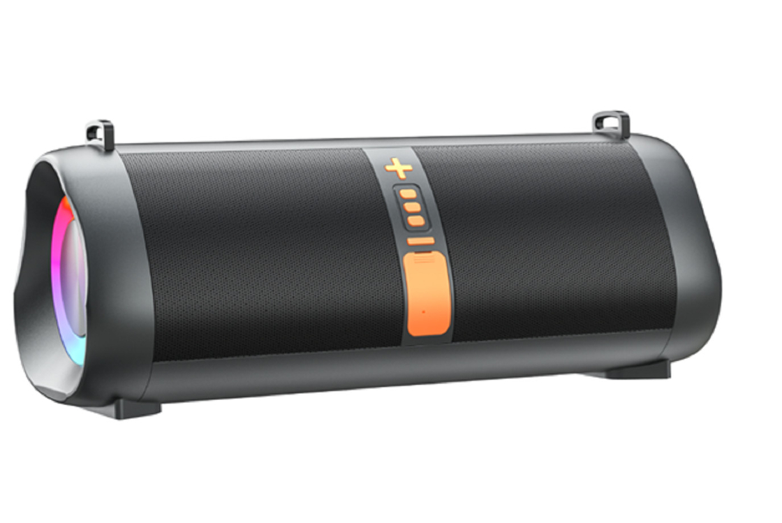 Dos altavoces de 20W 7.4V 5000mAh Batería de litio PVC malla de metal ABS soporta Bluetooth USB TF FM para entusiastas del aire libre