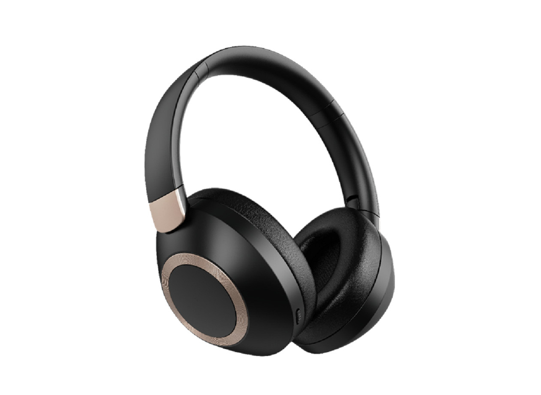 ANC Bluetooth 5.4 auriculares Cancelación de ruido 23dB Batería de 12 horas Diseño giratorio con micrófono Para viajeros Amantes de la música