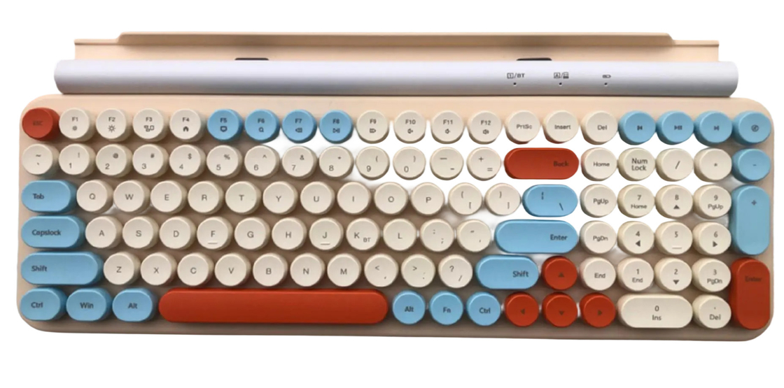 Soporta teclados USB Bluetooth Combos de ratón y 2.4G Dual-modo Soporte de lenguaje completo 5 millones de opciones de color múltiples