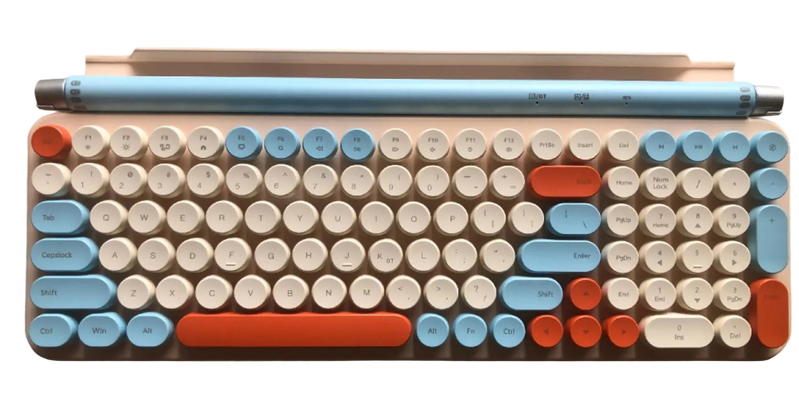 Soporta teclados USB Bluetooth Combos de ratón y 2.4G Dual-modo Soporte de lenguaje completo 5 millones de opciones de color múltiples
