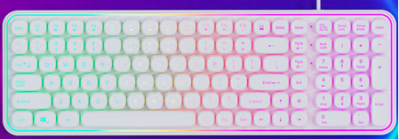 Batería de 1800mAh teclados Mouse Combos 370g Soporta 2.4G Inalámbrico Y Bluetooth Dual modo Iluminación de fondo RGB de colores Para jugadores Trabajadores de oficina Estudiantes