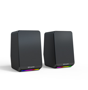 3W RMS Power Dual 2 pulgadas altavoces SNR >30dB 0.46kg Iluminación RGB Control de volumen en línea 5V DC Entrada para escritorio