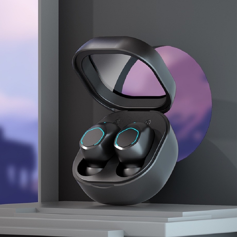 Bluetooth 5.2 TWS auricular impermeable cancelación de ruido automática tipo-c carga rápida 5 horas duración de la batería F10 controlador dinámico