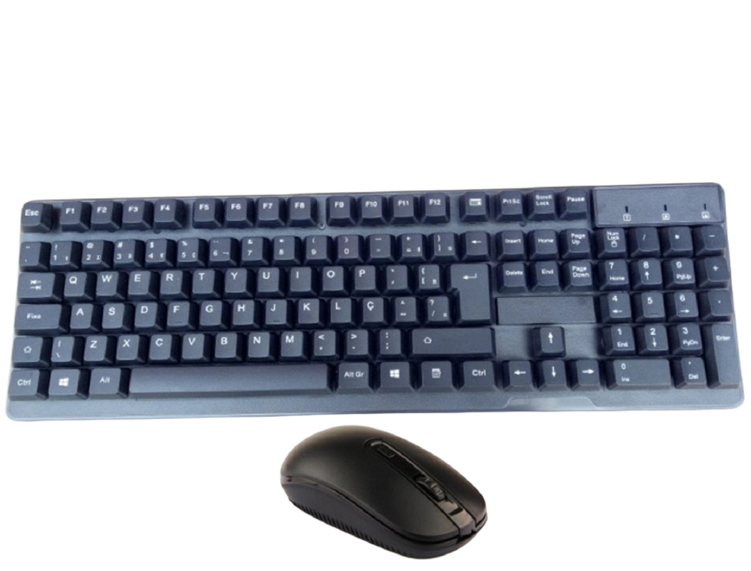 teclados ratón Combos 2.4G Conexión inalámbrica 5 millones de claves Duración de vida Soporte multilingüe Varios colores Compatible con todos los sistemas