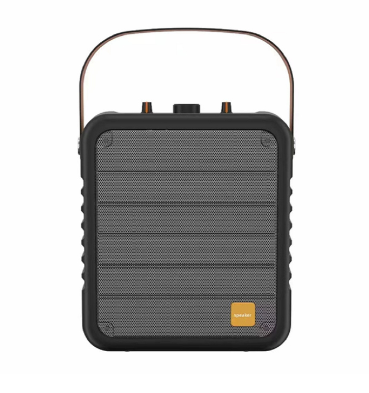 6altavoz de 5 pulgadas con 60 imanes, potencia de 8W 60Hz-16kHz rango batería de 2400mAh Soporta Bluetooth AUX TF FM y reproducción USB