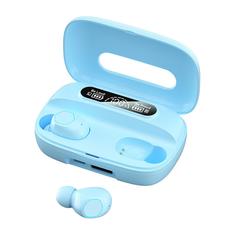Bluetooth 5.1 auriculares soporta protocolos A2DP / AVRDP / HFP auriculares 40mAh caja de carga 500mAh F10 unidad dinámica para negocios y deportes