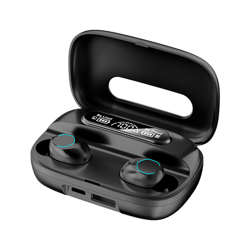 Bluetooth 5.1 auriculares soporta protocolos A2DP / AVRDP / HFP auriculares 40mAh caja de carga 500mAh F10 unidad dinámica para negocios y deportes