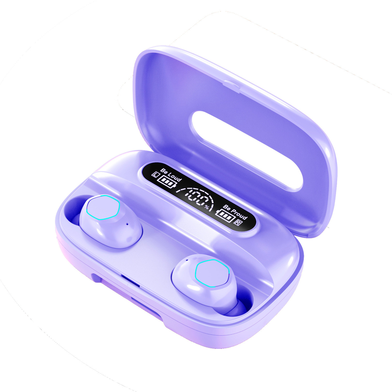 Bluetooth 5.1 auriculares soporta protocolos A2DP / AVRDP / HFP auriculares 40mAh caja de carga 500mAh F10 unidad dinámica para negocios y deportes