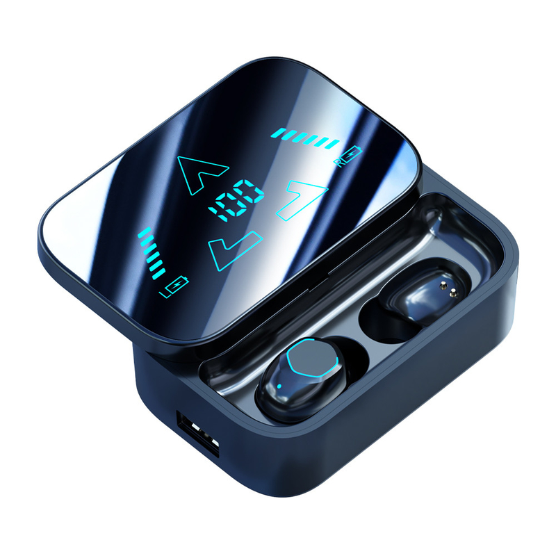 Diseño de compartimiento deslizante pantalla de espejo inteligente Bluetooth de alta velocidad 5.3 auriculares Batería para todo tipo de condiciones meteorológicas Vida resistente al agua Para deportes