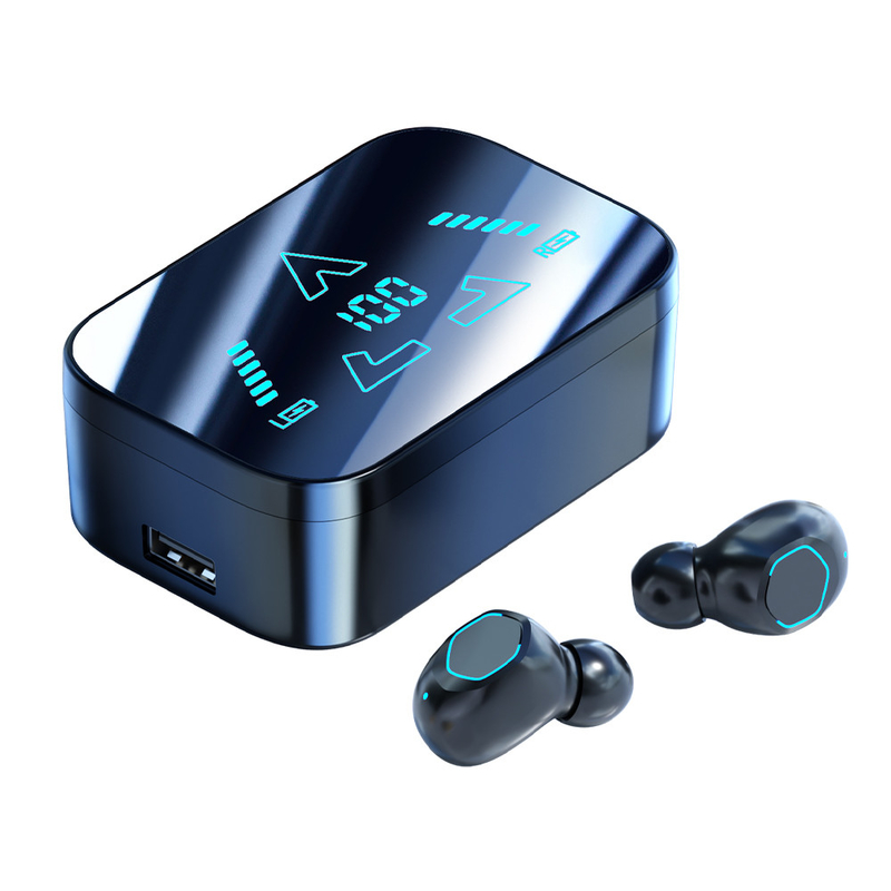 Diseño de compartimiento deslizante pantalla de espejo inteligente Bluetooth de alta velocidad 5.3 auriculares Batería para todo tipo de condiciones meteorológicas Vida resistente al agua Para deportes