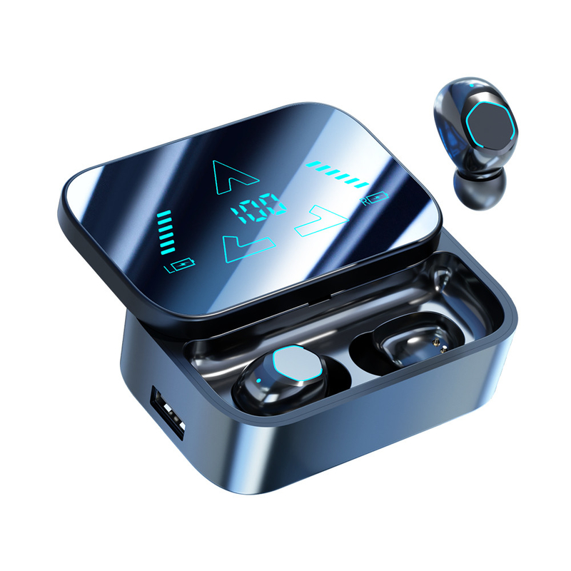 Diseño de compartimiento deslizante pantalla de espejo inteligente Bluetooth de alta velocidad 5.3 auriculares Batería para todo tipo de condiciones meteorológicas Vida resistente al agua Para deportes
