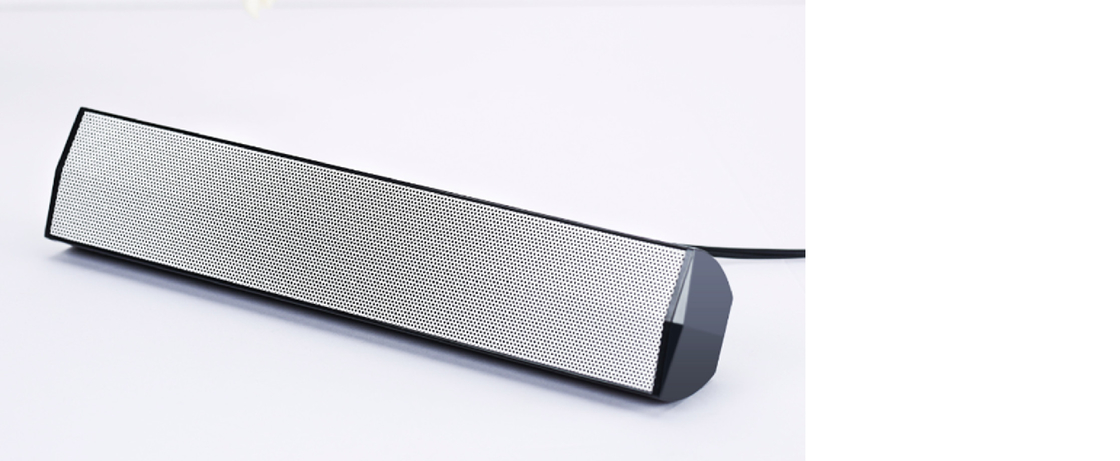 3W × 2 altavoces Hi-fi 60Hz-18kHz Respuesta USB 5V Plug-and-play 3.5mm de audio compatible para oficiales y estudiantes