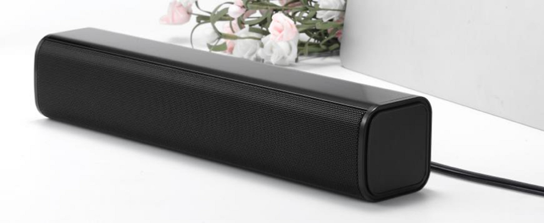 3W × 2 altavoces Hi-fi 60Hz-18kHz Respuesta USB 5V Plug-and-play 3.5mm de audio compatible para oficiales y estudiantes