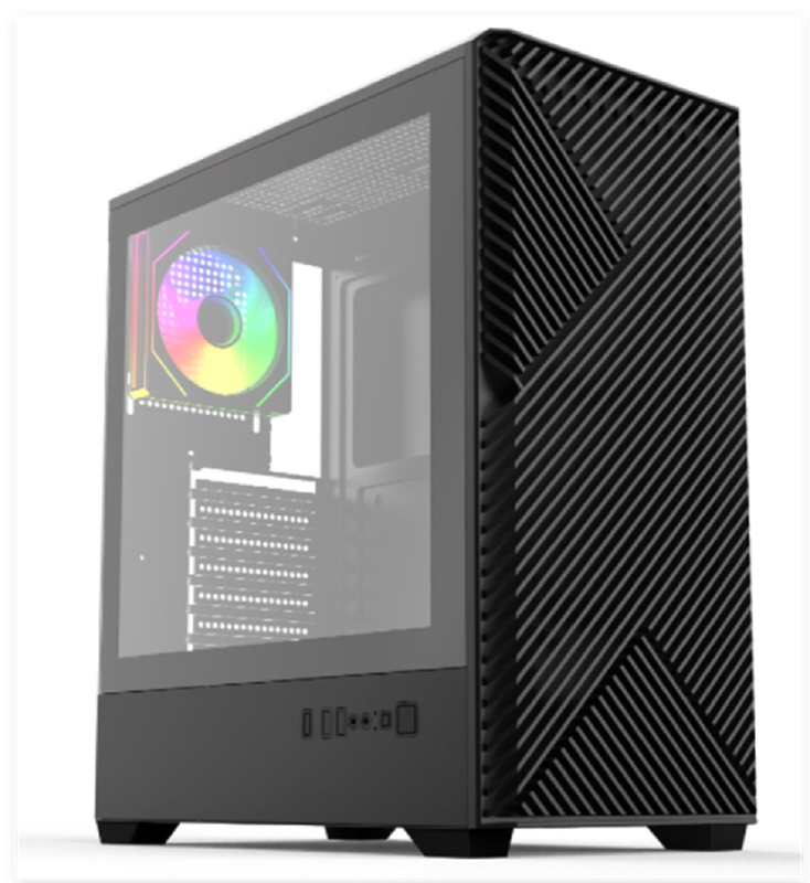 Soporta E-ATX / ATX / M-ATX 11 Fan Slots Cuadro de computadora de doble modo, 0.6 mm de acero SPCC + panel ABS para entusiastas de hardcore, constructores de MOD