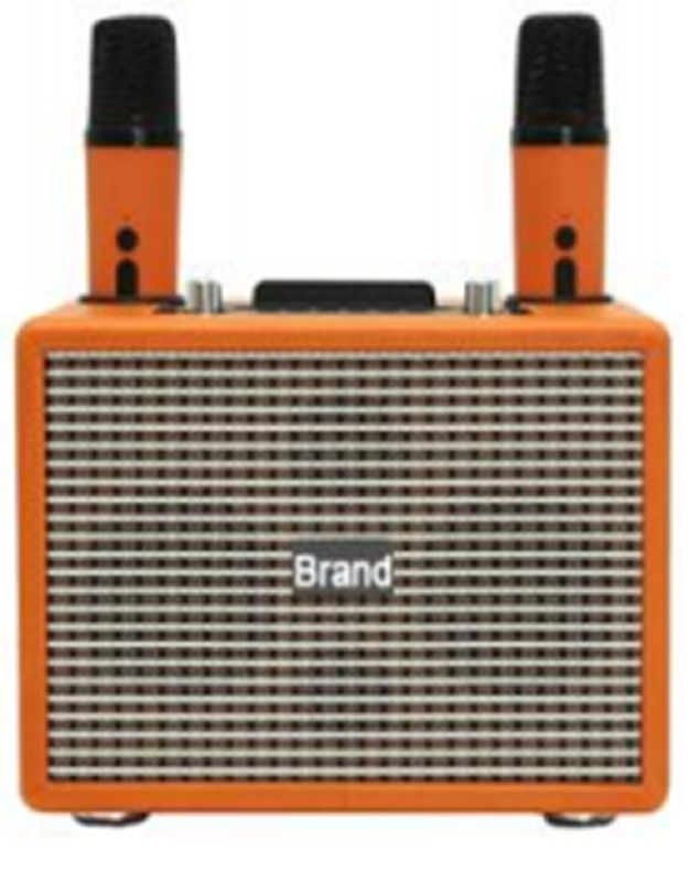 ETEK Dual LTK53101 Amplificadores con altavoces de gama completa de 3 pulgadas 40mm Tweeter y micrófonos inalámbricos duales Altavoz Karaoke para el hogar