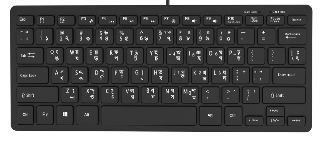 Hip Material teclado a prueba de agua con 78 teclas de película de carbono Diseño silencioso Soporte multilingüe y USB Plug-and-Play