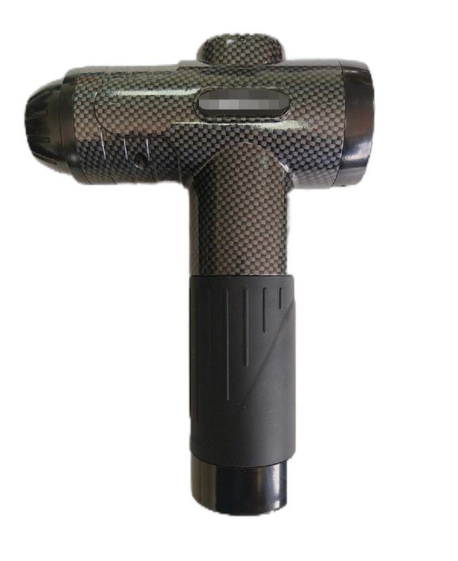 Pistola de masaje portátil de 60W con diseño ergonómico y 10 cabezas de masaje
