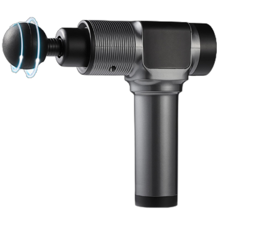 Arma de masaje de músculo motor cepillado de 30W 30 niveles de velocidad 15-53Hz Frecuencia de recuperación muscular, pantalla LCD 2500mAh Batería de litio