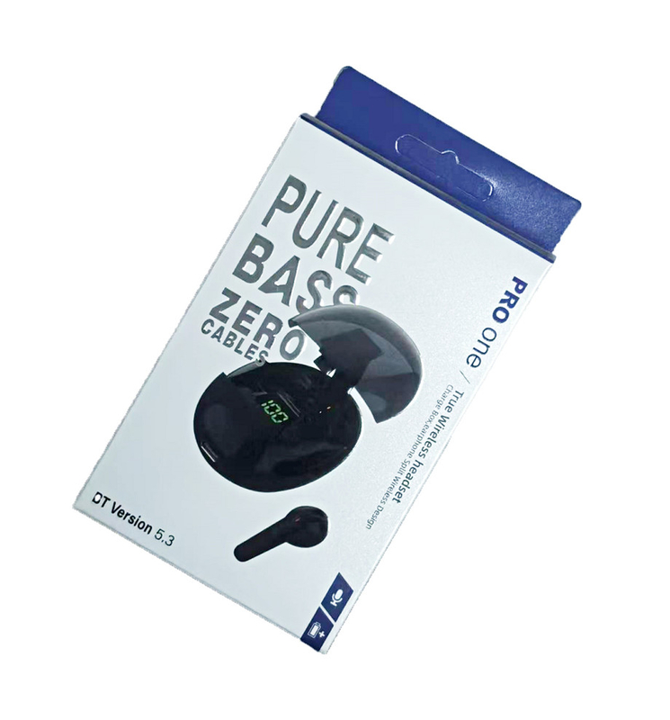ETEK TWS auricular de oreja única 32 × 18,5 × 19,5 mm F10 altavoz Tipo-C de carga rápida envasado en caja de color para jugadores