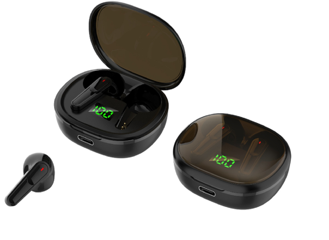ETEK TWS auriculares 30g Peso total 30mAh Auriculares 200mAh Cuadro de carga Tipo-C Carga rápida Embalaje de grado comercial