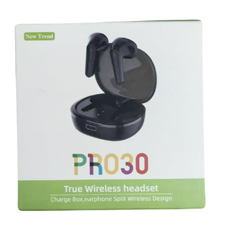ETEK TWS auriculares 30g Peso total 30mAh Auriculares 200mAh Cuadro de carga Tipo-C Carga rápida Embalaje de grado comercial