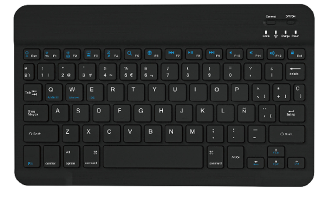 9.7 pulgadas teclado Bluetooth Opciones de colores múltiples 6.4mm espesor 183g Diseño ligero Bluetooth 3.0 Conexión de doble modo