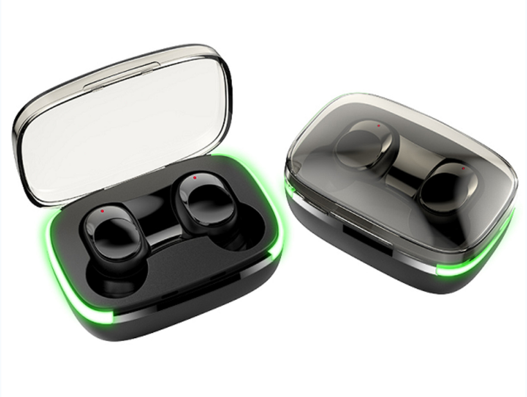 ETEK F8 altavoz soporta MICRO/USB-C personalizable 30mAh Batería de auriculares 200mAh Cuadro de carga Pequeño y ligero
