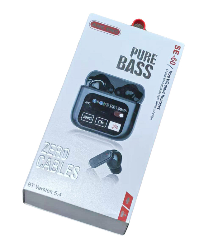 ETEK TWS auriculares con caja de carga de ANC y ENC 400mAh F10 controlador y Bluetooth de baja latencia para juegos y música inmersivos