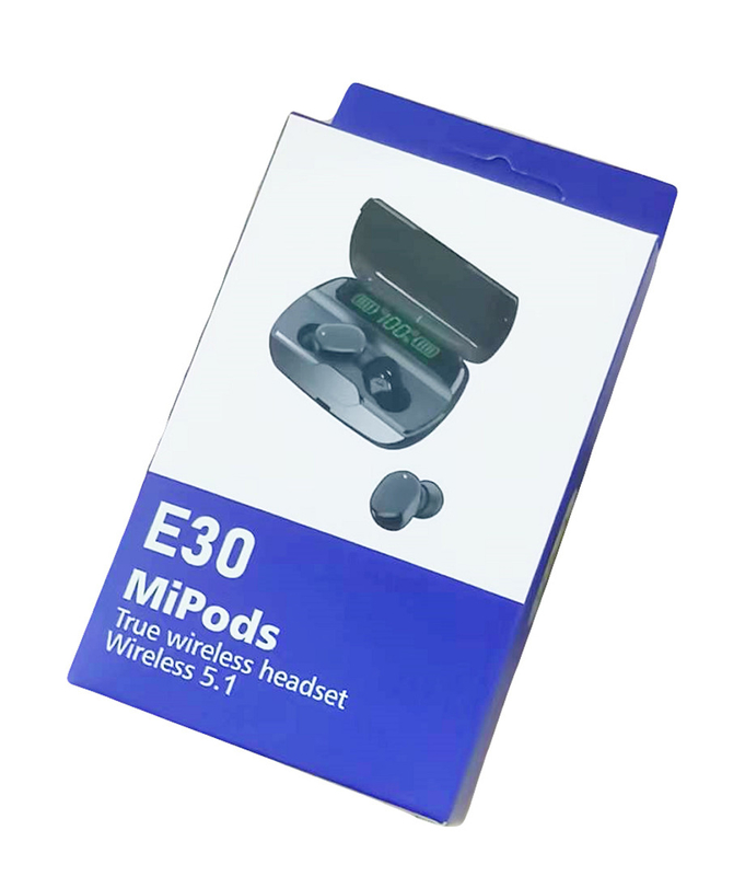 Audífonos Bluetooth de baja latencia de 4 horas con caja de carga de 600 mAh F8 altavoz de anillo de cobre para jugadores estudiantes viajeros