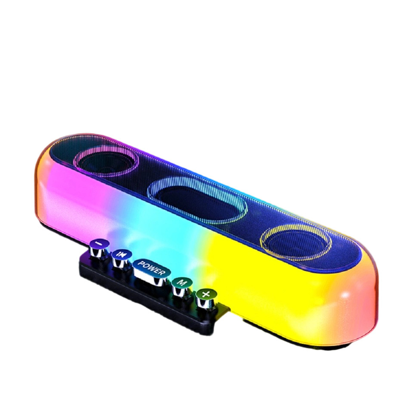 Altavoz de 52 mm 10W RMS Potencia 1600mAh Batería Soporta Bluetooth Tarjeta TF Radio FM Y Expansión de 32GB Para Trabajadores Móviles de Oficina