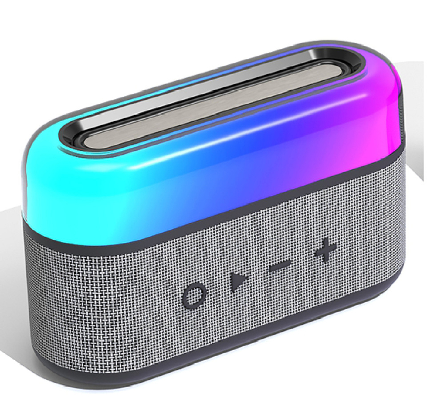 40W RMS 5000mAh Batería altavoz portátil soporta tarjeta TF Bluetooth hasta 32GB FM USB Flash Drive Iluminación colorida para fiestas pequeñas
