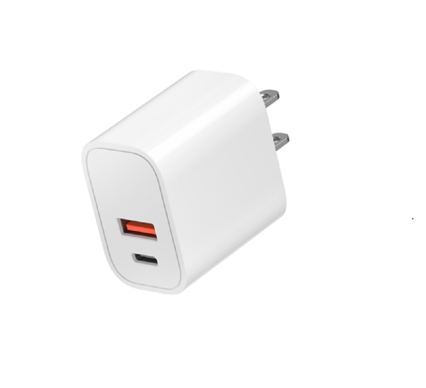 Dual puerto de carga rápida USB-C + USB-A admite el protocolo de carga rápida PD / QC 110-240V 50/60Hz Universal global