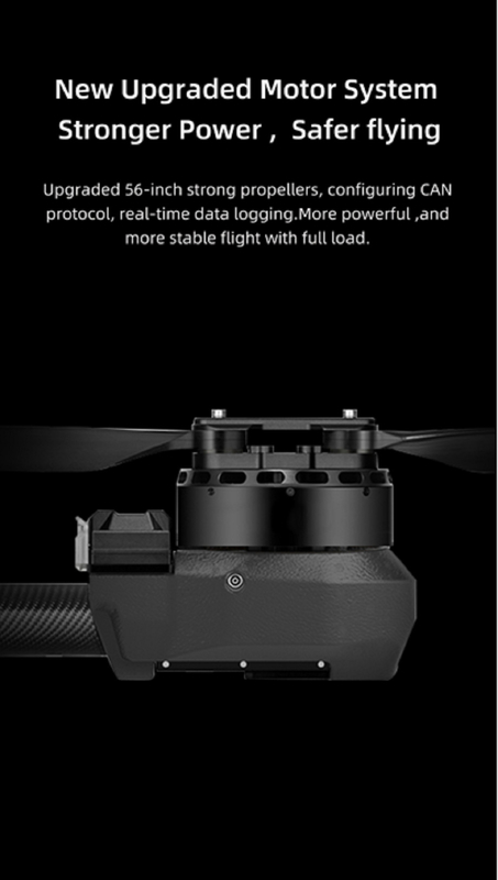 Z50P Solución de drones agrícolas de carga de 50 kg bajo la serie Z Equipada con bombas de impulsor de gran flujo y centrífuga refrigerada con agua