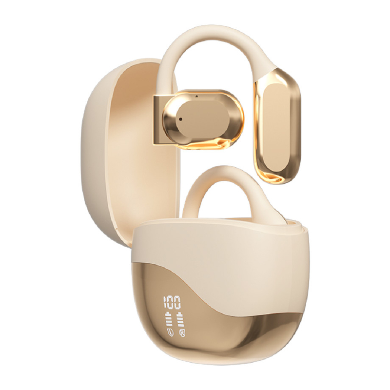 Bluetooth 5.4 auriculares con alcance de 10 metros Hasta 8-9 horas por llamada 300mAh Caso de carga Proporciona energía adicional para viajes de negocios, etc.