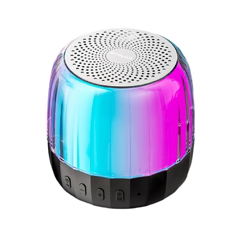 Altavoz Bluetooth de 15W RMS Potencia de salida Altavoz de 89 mm Admite BT Tarjeta TF de hasta 32 GB Radio FM y Luces de colores para entusiastas del aire libre