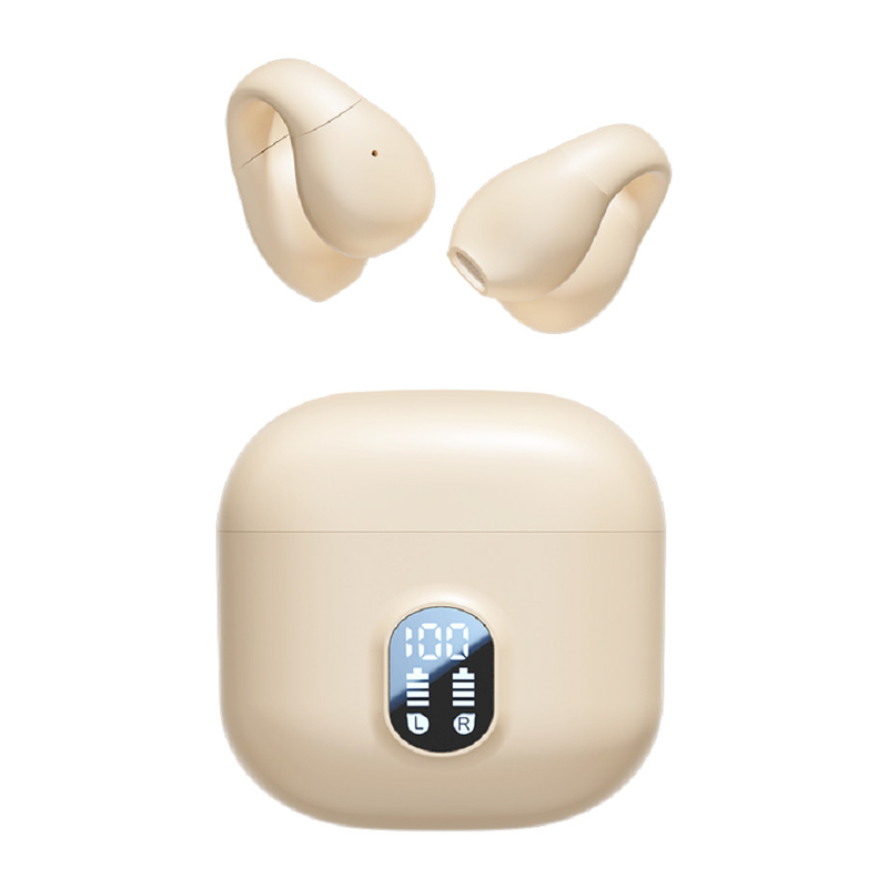 Bluetooth 5.4 TWS auriculares con AAC SBC Codec 6H tiempo de juego y 200mAh caja de carga para desplazamientos deportivos y de negocios