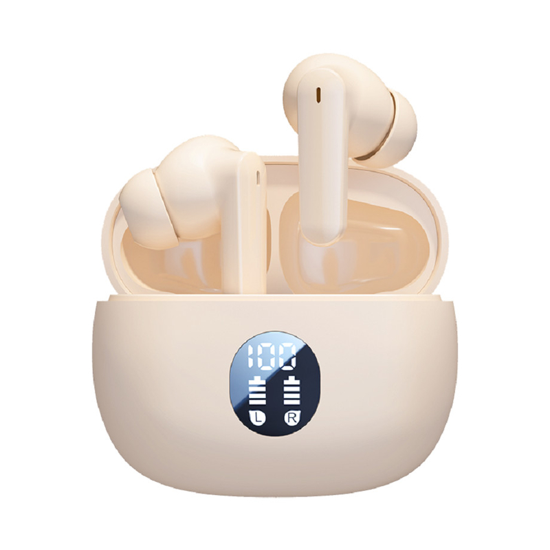Bluetooth 5.4 TWS auriculares F10 altavoz AAC / SBC soporte negro / blanco / diseño de color de la piel para negocios, deportes, oficina y uso estudiantil