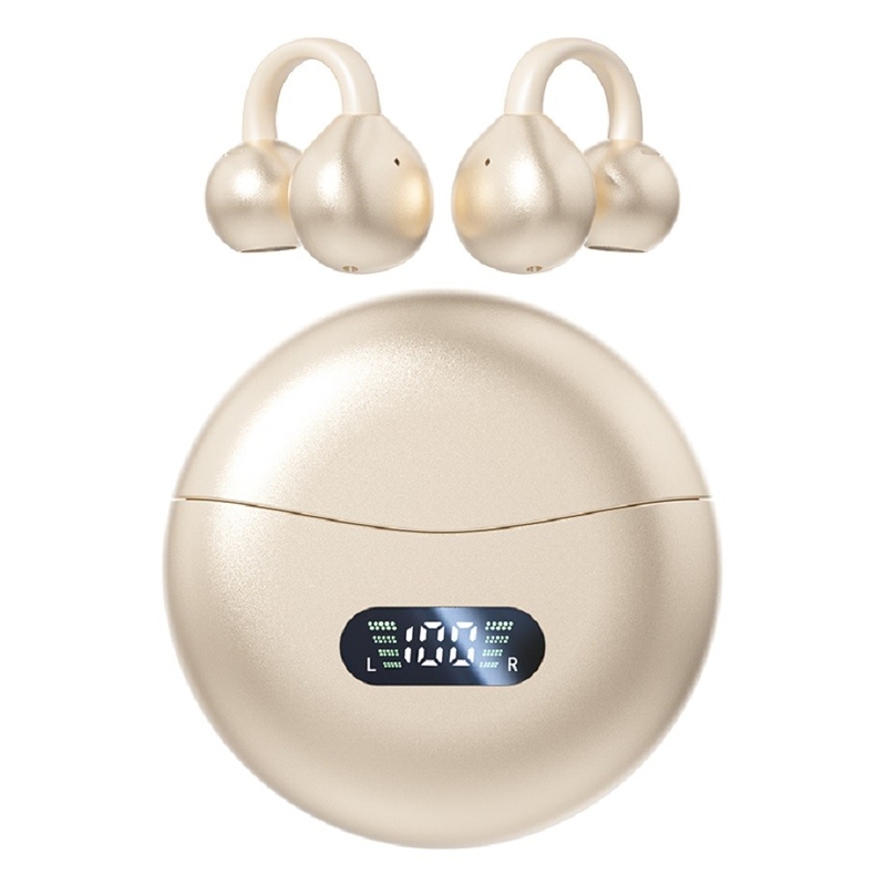 Audífonos Bluetooth 5.4 TWS con soporte de audio AAC / SBC F10 altavoz 30mAh Batería de auriculares 300mAh Cuadro de carga