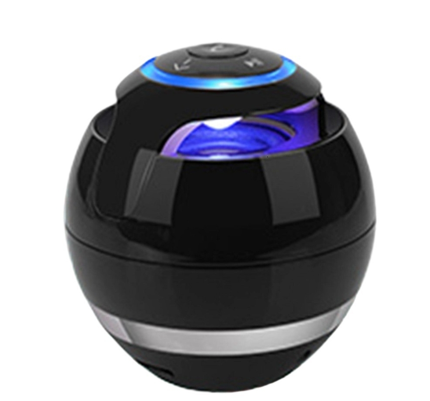 Cuerpo compacto D78*H78mm Admite Bluetooth AUX Tarjeta TF Radio FM. Batería incorporada de 300 mAh Carga USB Unidad de altavoz de 40 mm