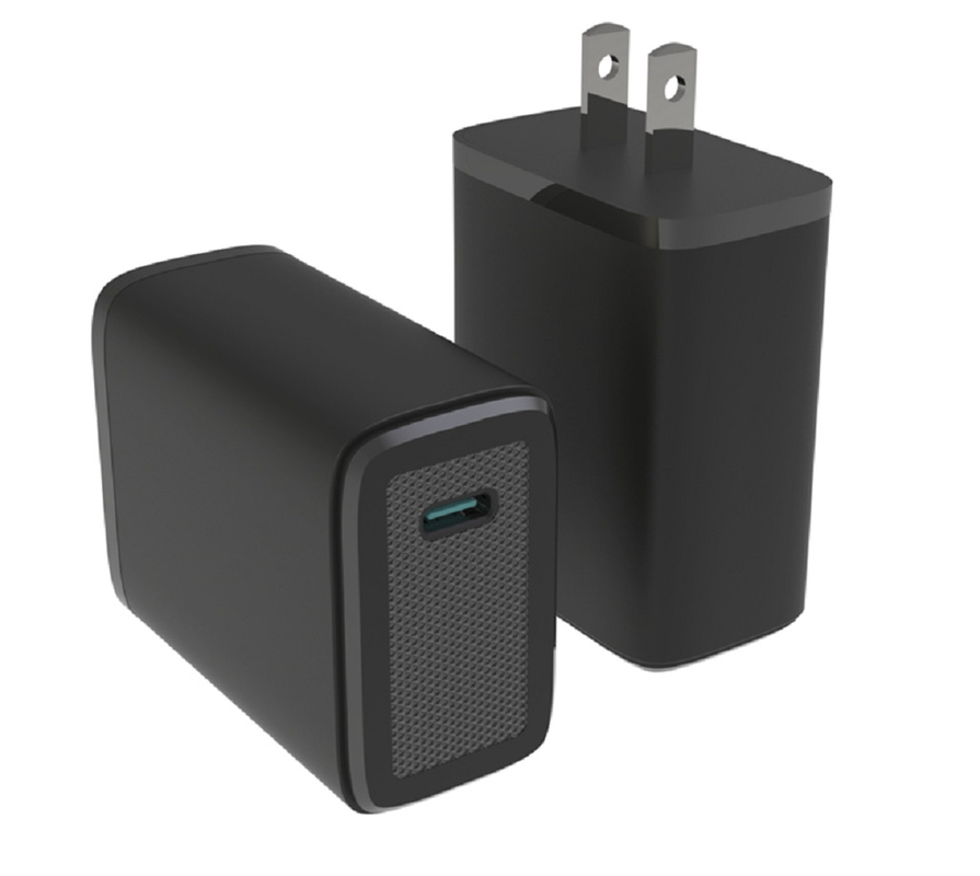Cargador rápido para teléfonos celulares Tecnología GaN 45W PD Carga rápida 110-240V Puerto USB-C de alto voltaje