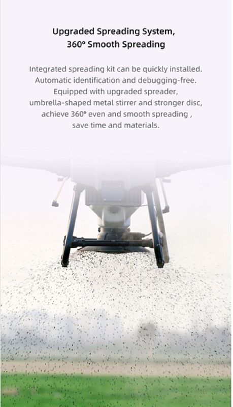 Z30P Solución de drones agrícolas de carga de 30 kg bajo la nueva estructura de armadura de la serie Z y los brazos plegables en forma de Z